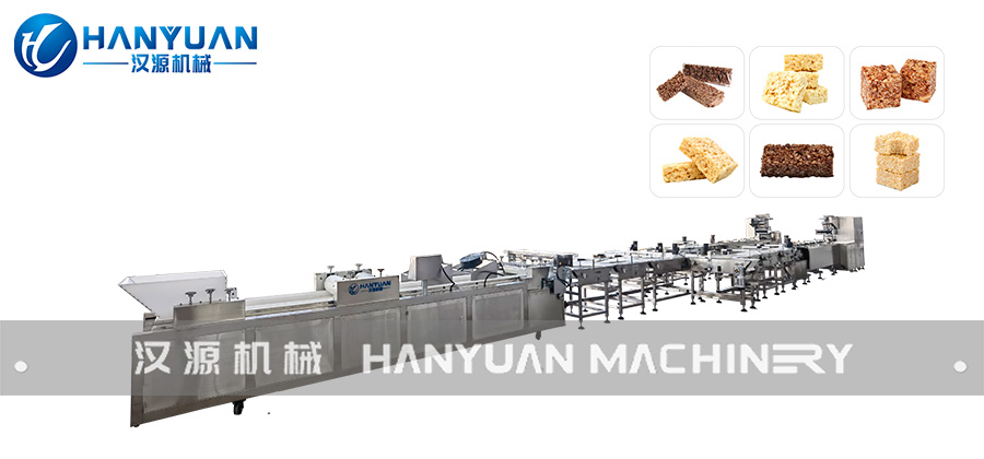 全自動牛軋米花糖成型切塊設備