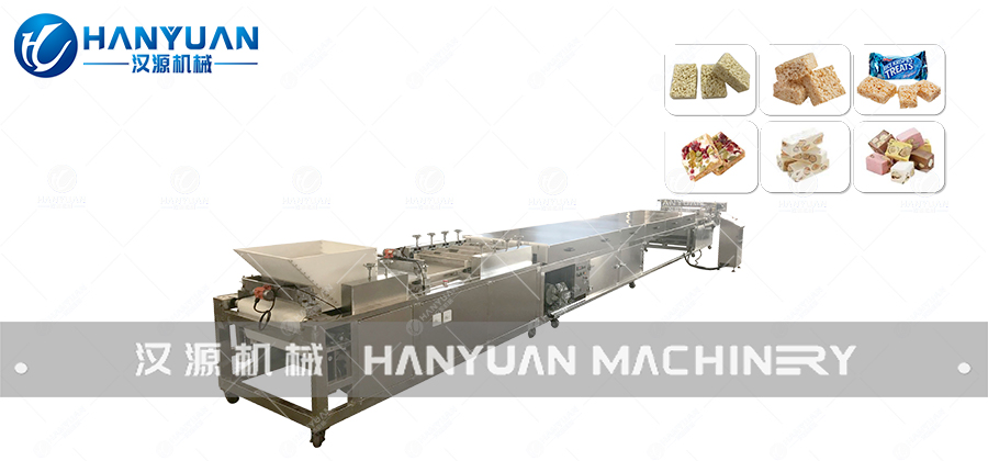 漢源CL560牛軋米花糖制冷切塊成型機