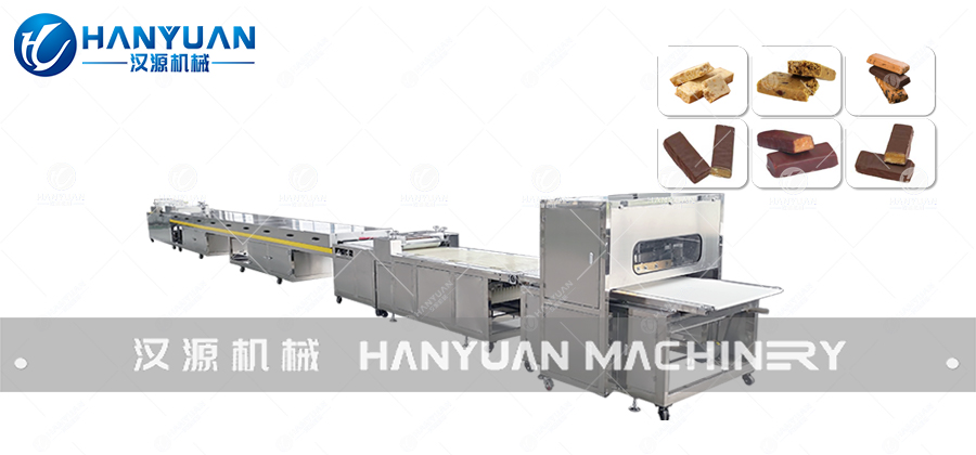 漢源CS900能量代餐棒制冷分條切塊成型機