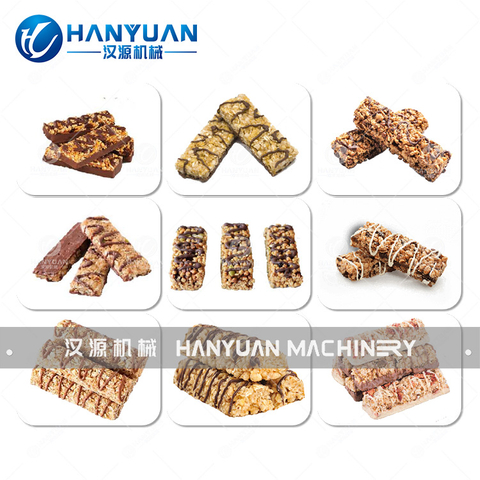 全自動巧克力能量棒設備 代餐棒機器 谷物棒切塊機 涂層拉花谷物棒設備